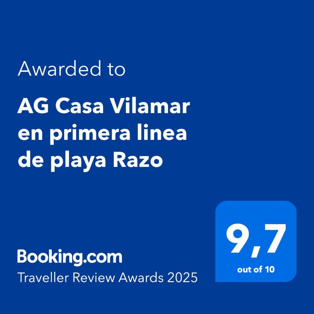 Ag Casa Vilamar En Primera Linea De Playa Razo Razo da Costa 외부 사진
